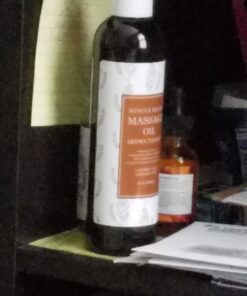 Sore Muscle Massage Oil for Body - Relaxing Massage Oil for Massage Therapy with Lavender and Rosemary Oils for Muscle Relief - Gentle Warming Massage Oil for Sore Muscles for Pro or Home Use (8oz) Herbal Citrus 8 Fl Oz (Pack of 1) 36 61LbN5hzcNL