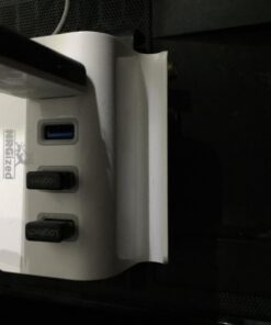 Artix M-325 USB 3.0 4-Port Portable Hub (NOT A Charger) with 2-Foot USB 3.0 Cable - 4-Port Hub with Stand (Silver) 16 61LcyBS4wvL