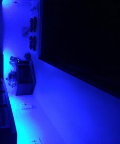 LEDwholesalers 12-Volt 16.4-ft RGB Color-Changing Kit with Controller and IR Remote, Power Supply, and LED Strip in White PCB, 2034RGB-R2+3369+3208 43 61LdHZ9ctWL