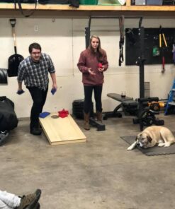 ZENY Portable Cornhole Set Regulation Size Outdoor Yard Cornhole Game 2 Wooden Cornhole Boards 8 Corn Hole Toss Bags with Travel Carrying Bag Regulation Szie 4x2ft 44 61Lejd4YH4L