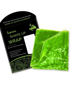 Premium Reusable Shape Up Wrap by EHM - Boost The Effects of Your Herbal Body Applicator - for Smooth Skin & Toned Stomach - Reduces Cellulite & Stretch Marks - Detox & Lose Inches (1) 8 61LfSSyppaL