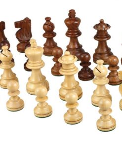 Helen Chess Inlaid Wood Board Game Set with Weighted Wooden Pieces, Large 15 x 15 Inch 8 61LhJjaWvTL