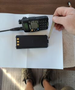 MIRKIT 2pc BAOFENG BL-5 3800mAh Extended Batteries Compatible with UV-5R BF-8HP UV-5RX3 RD-5R UV-5RTP UV-5R+, UV-5X3, Extended Rechargeable Battery Radio USA 2X 21 61Liiin10GL