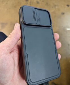 Simtect Designed for iPhone 14 Pro Max Case with Sliding Camera Cover, Shockproof & Mil-Grade Protective Phone Case for iPhone 14 Pro Max 6.7"- Black 1. Space Black 104 61LlU42T0nL 1