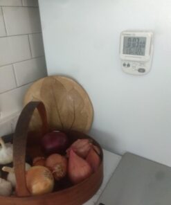 Polder Digital in Oven Programmable Thermometer and Timer, Flip Top Display and Magnetic Wall Mount for Easy Reading, White Multicolor 22 61LnCz8nyL