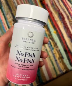 Mama Bird Vegan Prenatal DHA Vitamin, Algae Omega 3 Supplements, Supports Baby's Brain & Eyes, Easy to Swallow Softgels, Includes Bonus Healthy Pregnancy & Lactation Secrets, 60 Ct 19 61Lo0QTMxzL