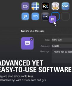 Elgato Stream Deck Classic - Live production controller with 15 customizable LCD keys and adjustable stand, trigger actions in OBS Studio, Streamlabs, Twitch, YouTube and more, works with PC/Mac 40 61LpCKGpR1L