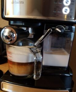 Mr. Coffee Espresso and Cappuccino Machine, Programmable Coffee Maker with Automatic Milk Frother and 15-Bar Pump, Stainless Steel,Silver 52 61Lq jEFPZL