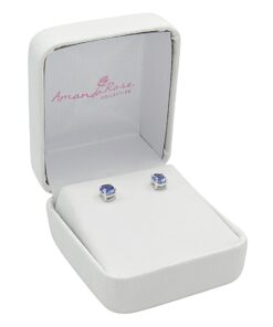 Tanzanite Solitaire Stud Earrings for Women Crafted in Sterling Silver Oval Tanzanite Studs 7 61LqzlY4LL