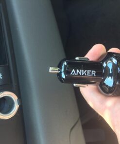 Anker 24W 4.8A Car Charger, 2-Port Ultra-Compact PowerDrive 2 Elite with PowerIQ Technology and LED for iPhone XS/Max/XR/X/8/7/6/Plus, iPad Pro/Air/Mini, Galaxy Note/S Series, LG, Nexus, HTC, and More Black 77 61LrACJaKUL