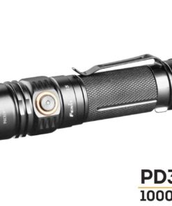 Alternative view of EdisonBright Fenix PD35 V2.0 2018 Edition V2 1000 Lumen CREE XP-L HI V3 LED Tactical Flashlight BBX3 Battery Carry case Black