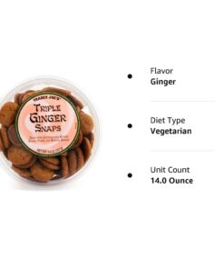 Alternative view of Trader Joe's Triple Ginger Snaps, Xlarge 14 Ounce (Pack of 1)