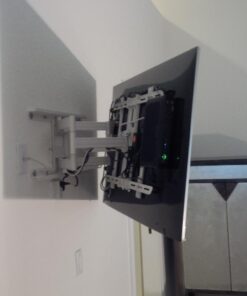 Kanto PDX650W Full Motion Articulating TV Wall Mount for 37-inch to 75-inch TVs | Low Profile with 22" Extension | Integrated Cable Management | Swivel and Tilt Capable | White 52 61Ls6ku8d0L