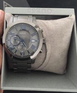 GUESS 45MM Stainless Steel Watch Gunmetal/Gunmetal/Gunmetal 28 61LtftSCTkL