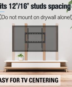 Mounting Dream TV Mount Fixed for Most 26-55 Inch LED, LCD and Plasma TV, TV Wall Mount TV Bracket up to VESA 400x400mm and 100 LBS Loading Capacity, Low Profile and Space Saving Flat Mount MD2361-K 29 61LuxZ8B1QL