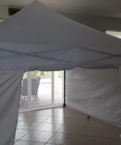 ABCCANOPY Heavy Duty Ez Pop up Canopy Tent with Sidewalls 10x10, White 50 61LvL34JVkL