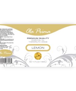 Ola Prima Lemon Essential Oil - Therapeutic Grade for Aromatherapy, Diffuser, Skin, Hair, Cleaning, Dropper - 4 fl oz 4 Fl Oz (Pack of 1) 10 61Lw6WenKaL