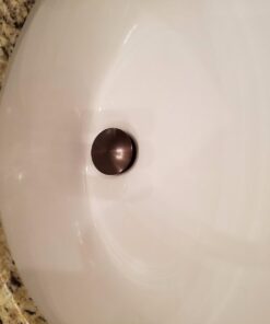 KES Bathroom Faucet Vessel Vanity Sink Pop Up Drain Stopper with Overflow Oil Rubbed Bronze, All Metal Rustproof Brass and 304 Stainless Steel, S2008A-ORB With Overflow, 1 Pack 38 61Lx shO8SL