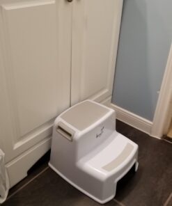 Dual Height 2 Step Stool for Toddlers and Kids (Mom's Choice Award Winner) (1-Pack, Beige) 1-PACK 7 61LxiryNaSL