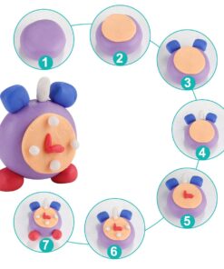 CiaraQ Polymer Clay-Oven Baked Modeling Clay with Sculpting Tools, 24 Colors, 1.2 lbs, Great Gift for Children and Artists. 20g / pcs 32 61LyEvIqL1L