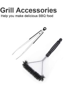 Kingkong 7149 Premium Grill Cover for Weber Charcoal Grills, 22.5-Inch (Compared to the 7149 Grill Cover) Including Grill Brush and Tongs. Charcoal Grills - 22.5'' 28 61Lzhy31bBL