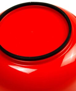 Norpro 1020 , Red, Mixing Bowls, Set of 3, 4.5" x 8.75" x 6.75" / 11.5cm x 22cm x 17cm 9 61M2HG91BKL