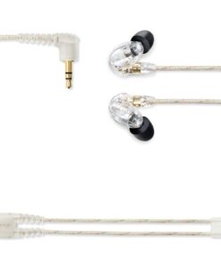 Shure SE215-CL Sound-isolating Earphones - Clear 3.5mm Cable 25 61M5suP8dEL