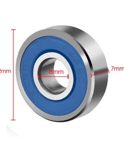 Alternative view of TRIXES 16 x 608 RS Skateboard Bearings - Frictionless ABEC 9 Roller Bearings for Skate Boards Scooters Longboards - High Precision Replacements - Sealed - Durable