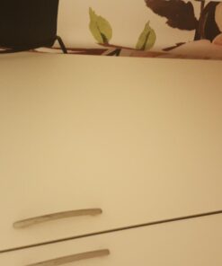 mDesign Metal Bathroom 2 Section Storage Tool Organizer Basket Tray - Hang Over Cabinet Door - Storage for Hair Dryer, Straightener, Curling Iron, Styling Products - Concerto Collection - Chrome 31 61M8U5ny9IL