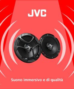 Alternative view of JVC CS-J620 300W 6.5" CS Series 2-Way Coaxial Car Speakers, Set of 2 black