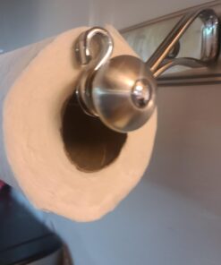 iDesign Steel Versatile Wall Mount Paper Towel Holder The York Lyra Collection, 15.3" x 5.2" x 2", Chrome 15.3" x 5.2" x 2" 25 61M8dvmkLOL