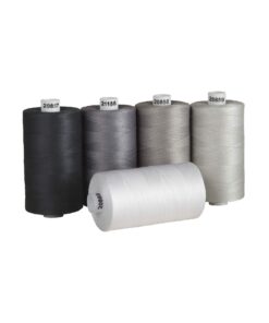 Connecting Threads 100% Cotton Thread Sets - 1200 Yard Spools (Set of 5 - Salt & Pepper) 14 61M8zvB5D7L