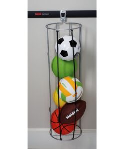 Rubbermaid Garage FastTrack Vertical Ball Rack, Satin Nickel, Wall Mounted Storage System, Holds up to 50 pounds, for Home/Garage 32 61MBjeRMg2L