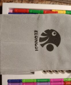 ELONGDI 130 Pieces - Magnetic Building Sticks Building Blocks Set, Magnet Educational Toys Magnetic Blocks Sticks Stacking Toys Set, Non-Toxic Building Toy 3D Puzzle with Storage Bag 32 61MCKOeSupL