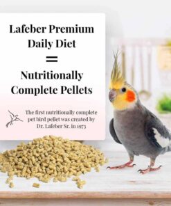 Alternative view of LAFEBER'S Premium Daily Diet Pellets Pet Bird Food, Made with Non-GMO and Human-Grade Ingredients, for Cockatiels, 5 lb Classic 5 Pound (Pack of 1)