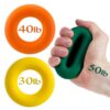 Iron Crush Best Hand Grip Strengthener, A Forearm Wrist & Finger Exerciser, Set of 3 Level Resistance, 2 Year Warranty, Perfect Trainer 4 Rehabilitation & Athletes, The Grippers U R Looking 4!