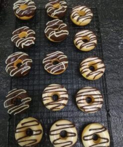 LoveS (2pcs) 6-Cavity Silicone Donut Baking Pan/Non-Stick Donut Mold, Dishwasher, Oven, Microwave, Freezer Safe 48 61MFYH6NBkL