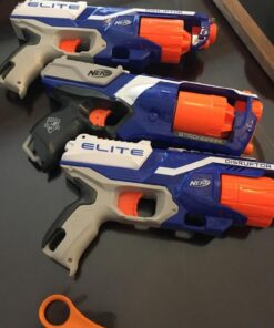 NERF N Strike Elite Strongarm Toy Blaster with Rotating Barrel (Amazon Exclusive) White 45 61MFhqR39yL