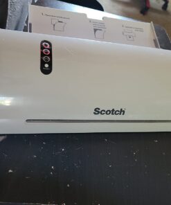 Scotch TL902VP Thermal Laminator, 1 Laminating Machine, White, Laminate Photos, Holiday Decor and Gift Tags, For Holiday, Office and School Supplies, 9 in. Laminator with 20 Pouches 42 61MIvE22vaL