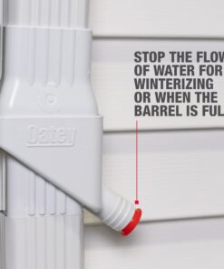 Oatey Mystic Rainwater Collection System, 2 in. x 3 in., Polyvinyl Chloride (PVC), White 30 61MJGfcMjcL