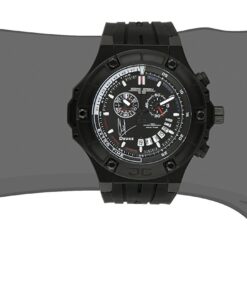 Jorg Gray JG2500-22 Clint Dempsey Limited Edition Round Watch with Black Silicone Strap with Steel Buckle 8 61MKIwzcGgL