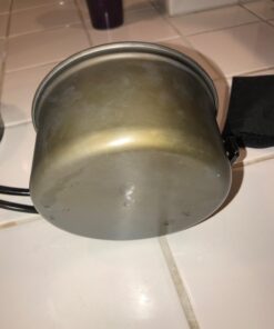 Bisgear 16pcs Camping Cookware Backpacking Stove Mess Kit – Camping Cooking Set - Camping Pots and Pans Set - Camping Accessories Equipment - Backpacking Supplies Survival Gear Black 42 61MLhFL3o6L