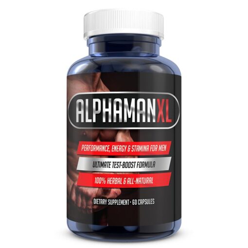 Nutrition Essentials AlphaMAN XL Male Pills | - Enlargement Booster Increases Energy, Mood & Endurance | Best Performance Supplement for Men - 1 Month Supply, 60 Capsules