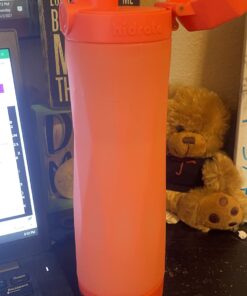 Hidrate Spark 3 Smart Water Bottle, Tracks Water Intake and Glows to Remind You to Stay Hydrated, BPA Free, 20 oz, Coral 27 61MOPdrAYcL