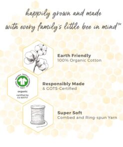 Burt's Bees Baby - Fitted Crib Sheet, Solid Color, 100% Organic Cotton Crib Sheet for Standard Crib and Toddler Mattresses (Heather Grey) , 28x52 Inch (Pack of 1) Heather Grey 25 61MOWaReCoL 2