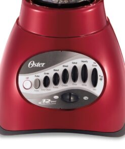Alternative view of Oster 6844 6-Cup Glass Jar 12-Speed Blender, Metallic Red Metaliic Red