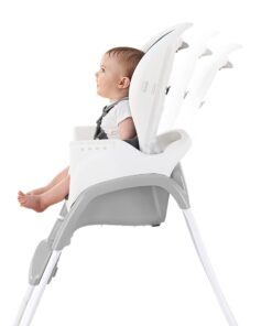 Ingenuity SmartClean Trio Elite 3-in-1 Convertible Baby High Chair, Toddler Chair, and Dining Booster Seat, For Ages 6 Months and Up, Unisex - Slate Trio Elite Slate 35 61MSMHLt5OL