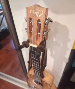 Ohuhu Guitar Wall Mount Hanger: 4-Pack Rotatable Hardwood Guitar Hangers with Screws-Adjustable Stopper Guitar Mount Hook Holder Stand for Ukulele Bass Electric Acoustic Guitar Banjo Mandolin-Wood Wood 33 61MVr2kQCyL