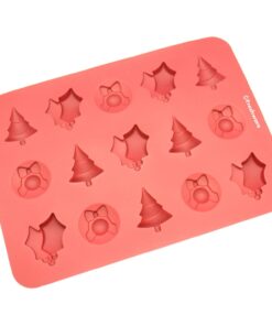 Alternative view of Silicone Chocolate Candy Molds [Christmas, 15 Cup] - Non Stick, BPA Free, Reusable 100% Silicon & Dishwasher Safe Silicon - Kitchen Rubber Tray For Ice, Crayons, Fat Bombs and Soap Molds