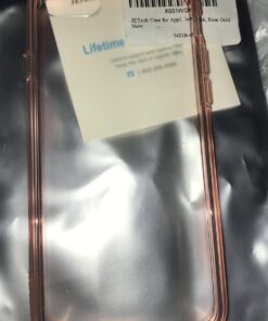 JETech Case for iPhone SE 3/2 (2022/2020 Edition), iPhone 8 and iPhone 7, 4.7-Inch, Shockproof Bumper Cover, Anti-Scratch Clear Back (Rose Gold) Rose Gold 39 61MYcVKeECL